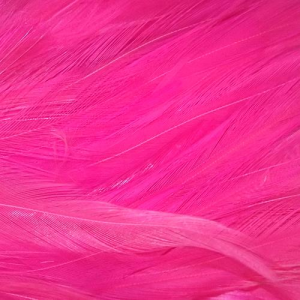 Image of Wapsi Strung Rooster Saddles | Fluorescent Pink