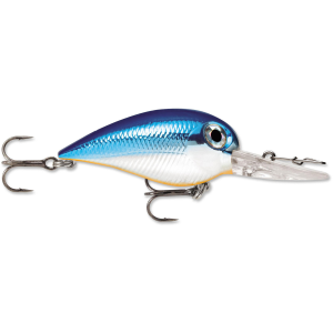 Image of Storm Wiggle Wart MadFlash Crankbait | Blue Chrome Orange; 2 in.