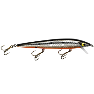 Image of Smithwick Floating Rattlin Rogue | Chrome/Black Back/Orange Belly; 4 1/2 in.