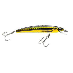 Image of Yo-Zuri Pin's Minnow | Gold Flame; 2 in.