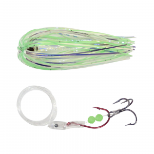 Image of A-TOM-MIK Live Tournament Series Trolling Fly | Lime Mirage UV