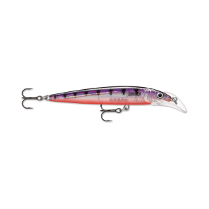 Image of Rapala Scatter Rap Deep Husky Jerk | Glass Purple Perch; 4 in.