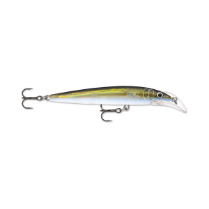 Image of Rapala Scatter Rap Deep Husky Jerk | Olive Ghost; 4 in.