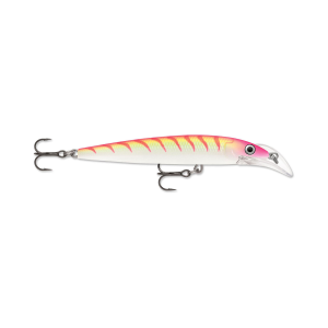 Image of Rapala Scatter Rap Deep Husky Jerk | Pink Tiger UV; 4 in.