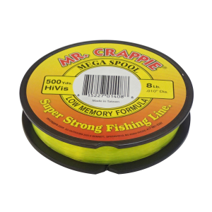 Image of Lew's Mr. Crappie Monofilament Line | 8 lb.; Hi-Vis; Bulk