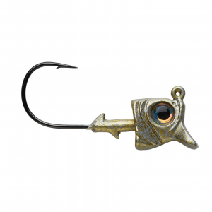 Image of 1st Gen Fishing Jaw Dropper Jig Head | Gold Splatter; 3/16 oz.