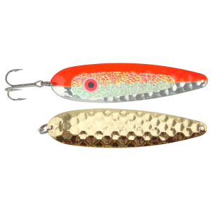 Image of Silver Streak Magnum Spoon | Gold/Orange Chilly Willy; 4 3/4 in.