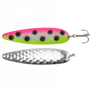 Image of Silver Streak Magnum Spoon | Glow Ludington Watermelon; 4 3/4 in.