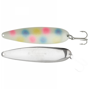 Image of Silver Streak Magnum Spoon | Glow Blue Wonderbread; 4 3/4 in.