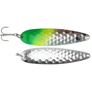 Image of Silver Streak Magnum Spoon | UV Green Skirt; 4 3/4 in.