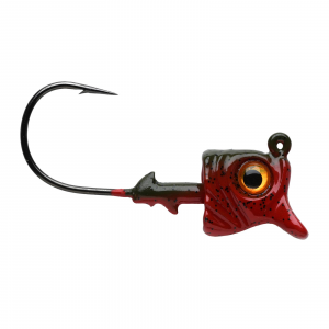 Image of 1st Gen Fishing Jaw Dropper Jig Head | Molten Craw; 3/16 oz.