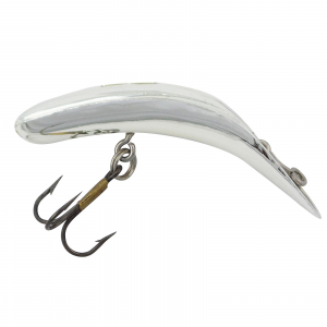 Image of Worden's Original Flatfish - F3/F4/F5/F6/F7 | Metallic Silver; 1 1/2 in.