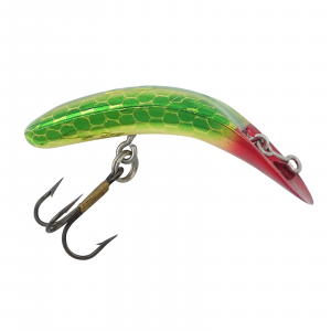 Image of Worden's Original Flatfish - F3/F4/F5/F6/F7 | Metallic Gold Green Pirate; 1 1/4 in.