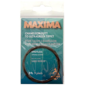 Image of Maxima Knotless Tapered Leader | Chameleon; 3X
