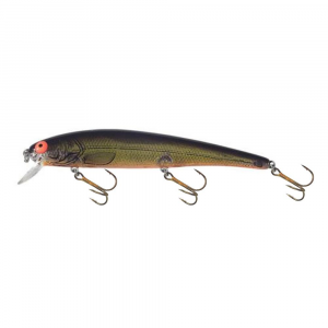 Image of Bomber Long A Lure | Chartreuse Flash/Black Back/Orange Belly; 4 1/2 in.