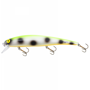 Image of Bomber Long A Lure | Pearl/Green Back/Orange Belly; 4 1/2 in.