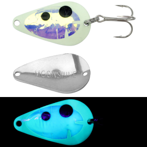 Image of Moonshine Lures RV Casting Spoon | Blue Jackal; 3/4 oz.