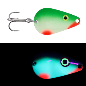 Image of Moonshine Lures Casting Spoon | Hot Lips; 1 7/8 in.