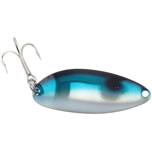 Image of ACME Tackle Custom Painted Little Cleo Spoon | Glow Blue Anchovy; 3/4 oz.