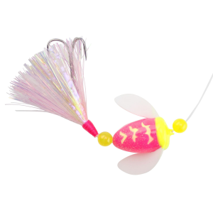Image of Rapture Trolling Flies Lake Trout Rig | Pink Sting UV