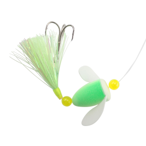 Image of Rapture Trolling Flies Lake Trout Rig | Green Dude Glow