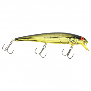 Image of Bomber 15A Long Shallow Diver | Gold Chrome-Black Back; 4 1/2 in.