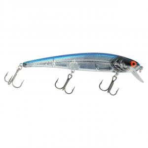 Image of Bomber 15A Long Shallow Diver | Silver Flash-Blue Back; 4 1/2 in.