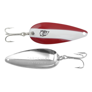 Image of Eppinger Dardevle Spoon | Red-White Stripe; 3/4 oz.