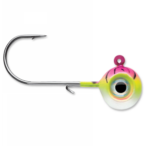 Image of VMC Neon Moon Eye Jigs | Pink Fire UV; 1 oz.