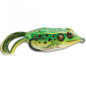 Image of LIVETARGET Hollow Body Frog Topwater Bait | Floroscent Green Yellow; 2 1/4 in.