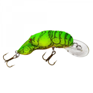 Image of Rebel Teeny Wee Crawfish | Chartreuse/Green Back; 1 1/2 in.