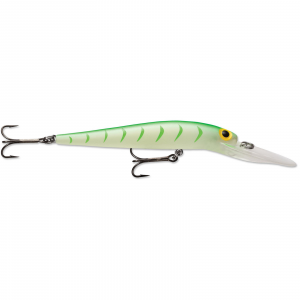 Image of Storm Deep Jr. ThunderStick | Luminous Green Herringbone; 3 1/2 in.