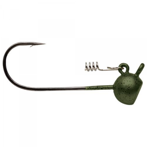 Image of VMC Stand Up Shaky Head Jigs | Green Pumpkin; 1/8 oz.