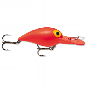 Image of Storm Original Wiggle Wart Crankbait | Solid Fluorescent Red; 2 in.