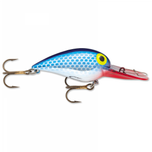 Image of Storm Original Wiggle Wart Crankbait | Metallic Blue Scale/ Red Lip; 2 in.