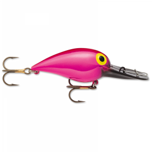 Image of Storm Original Wiggle Wart Crankbait | Metallic Pink/Black Lip; 2 in.