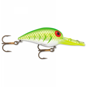 Image of Storm Original Wiggle Wart Crankbait | Blazin' Green UV; 2 in.