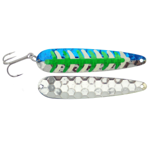 Image of Silver Streak Spoon | UV Blue Line; 4 in.
