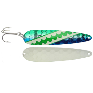 Image of Silver Streak Spoon | Blue Dolphin/Glow Back; 4 in.