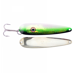 Image of Silver Streak Spoon | Green Alewife; 4 in.