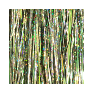 Image of Hareline Dubbin Holographic Magnum Flashabou | Holographic Moonlight