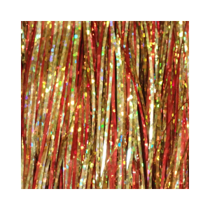 Image of Hareline Dubbin Holographic Magnum Flashabou | Holographic Sunrise