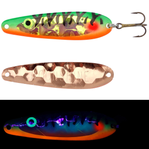Image of Moonshine Lures RV Walleye Spoon | Wild Perch; 3 in.
