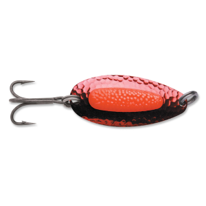 Image of Blue Fox Pixee Spoon | Metallic Red/Fluorescent Orange; 7/8 oz.