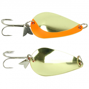 Image of ACME Tackle K.O. Wobbler Spoon | Gold/Fire Stripe; 3/4 oz.