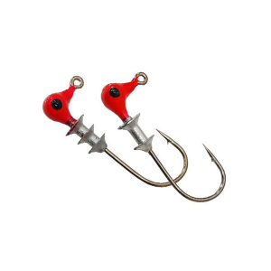 Image of Bobby Garland Crappie Pro Head Dockt'R Shooter Jig Heads | Red; 1/24 oz.