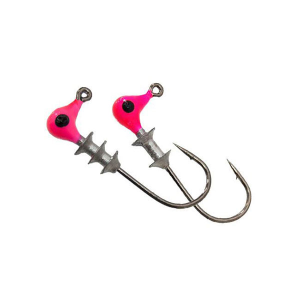 Image of Bobby Garland Crappie Pro Head Dockt'R Shooter Jig Heads | Pink; 1/32 oz.