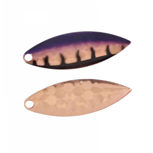 Image of Silver Streak Willowleaf Blades | Purple Greasy Chicken