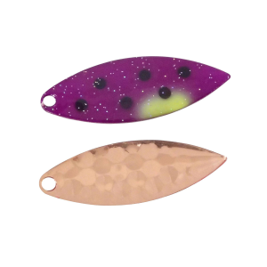 Image of Silver Streak Willowleaf Blades | UV Purple Boxer