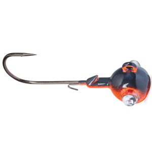 Image of Kalin's Rattlin' Google Eye Jigs | Black/Orange; 1/8 oz.